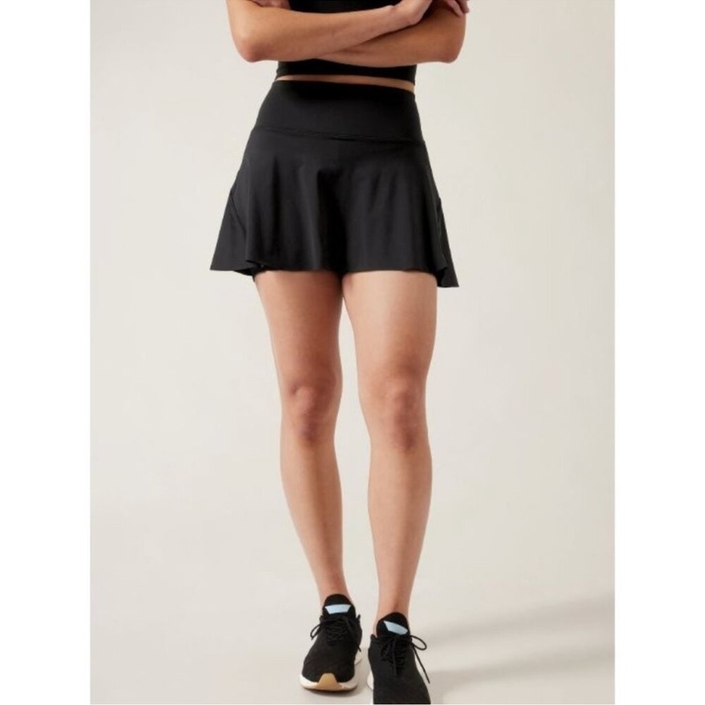 Athleta black Ace Tennis Skort 13.5" size Large
